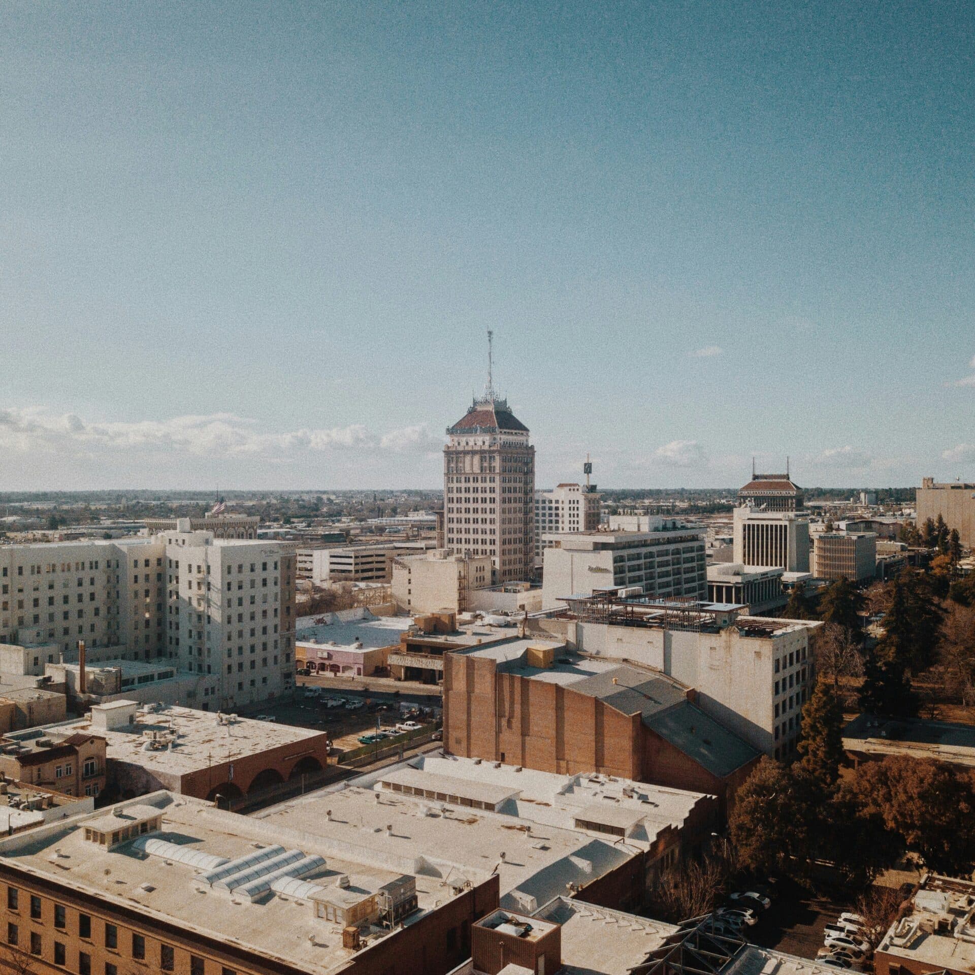 Fresno, CA skyline