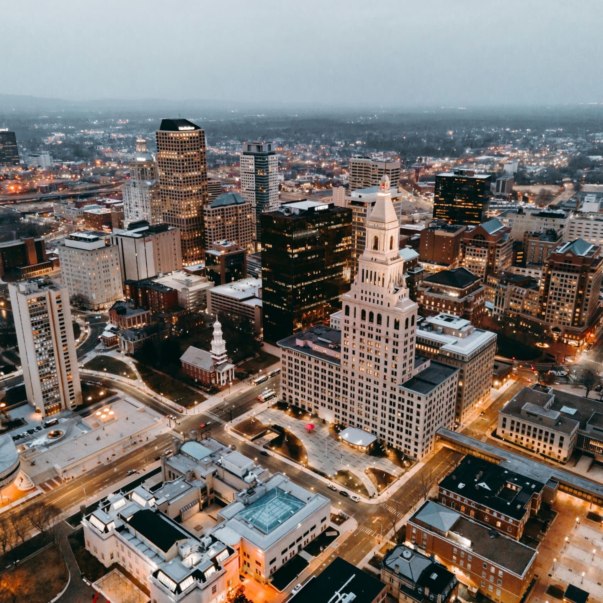 Hartford, CT skyline