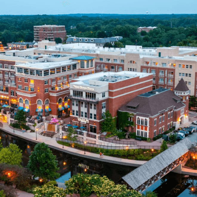 Naperville, IL skyline